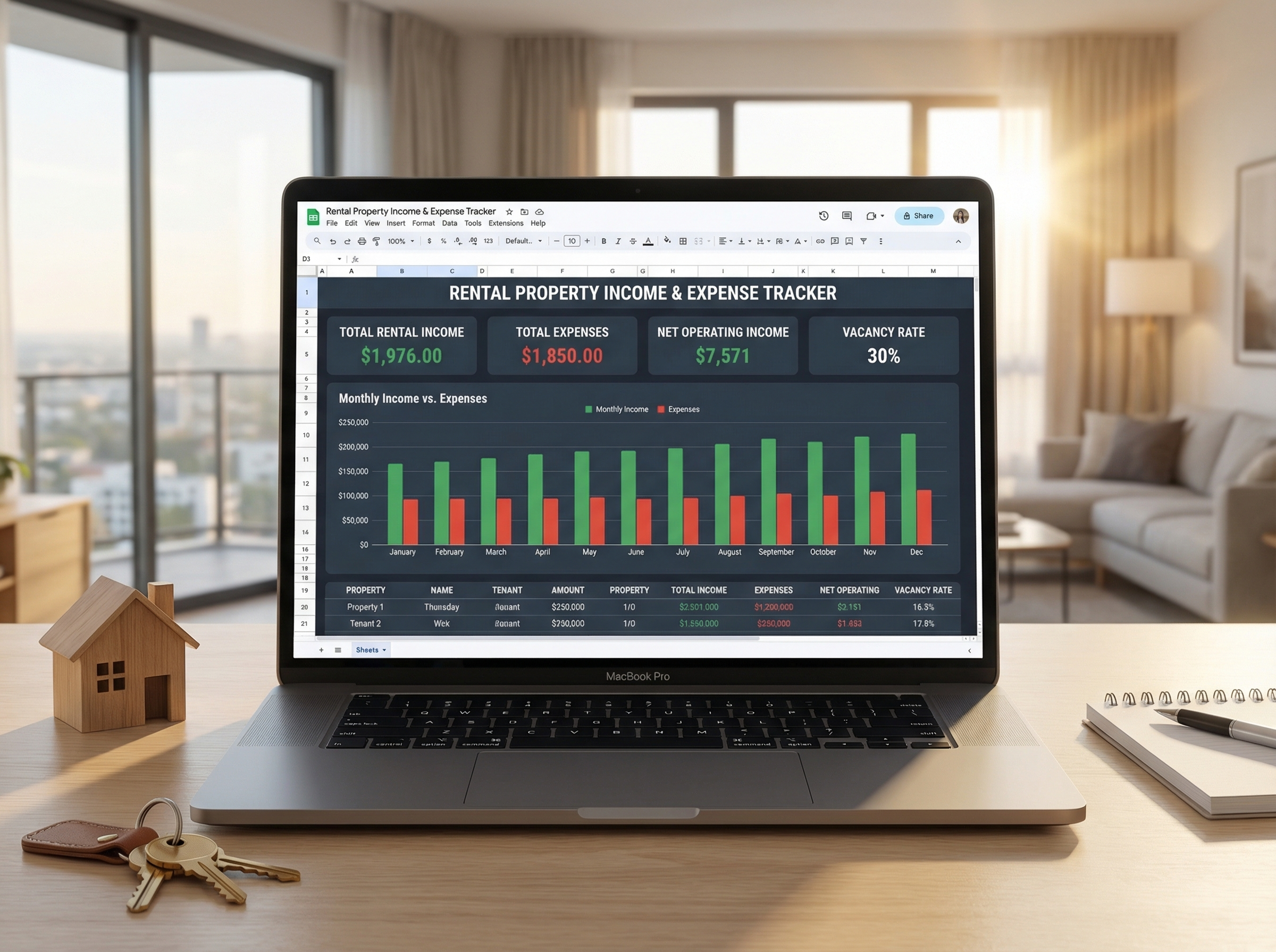 Rental Property Tracker preview